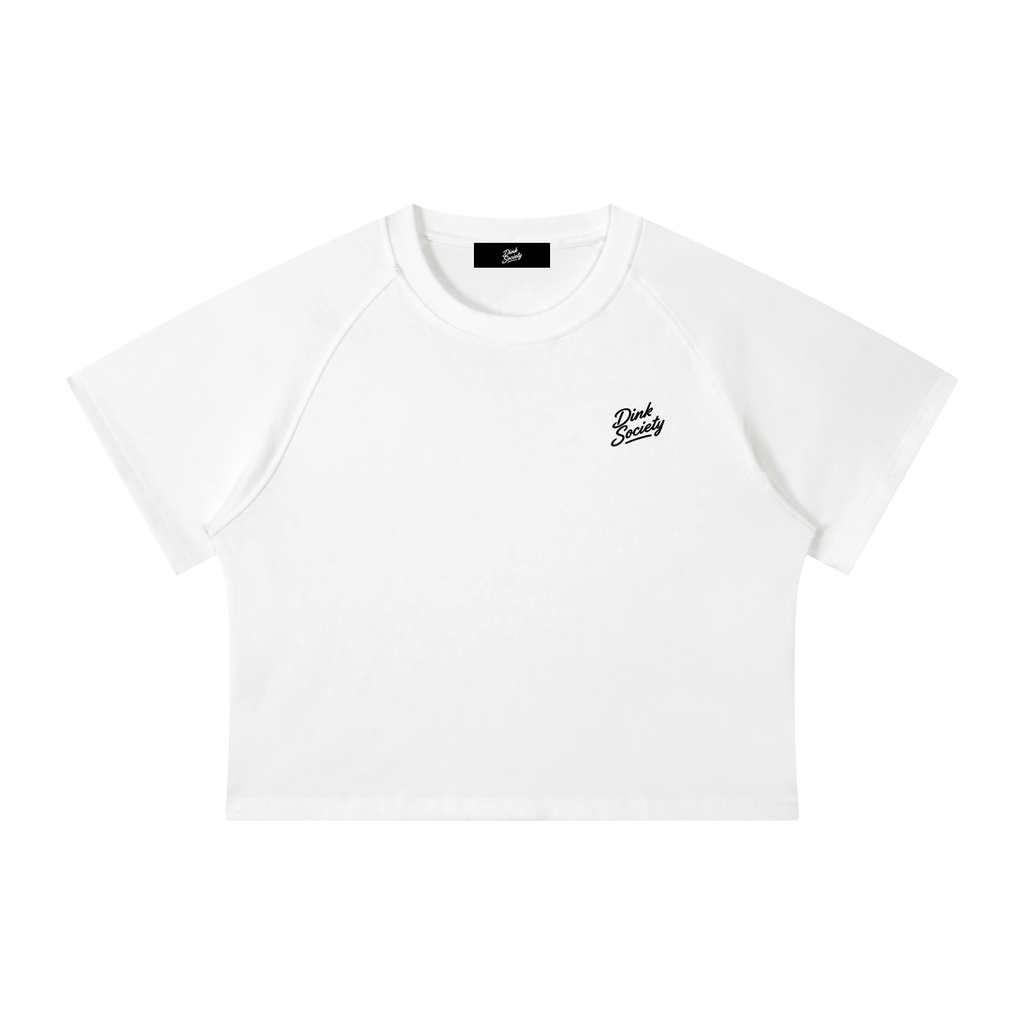 Crop t-shirt 100% Cotton Femme - Dink Society
