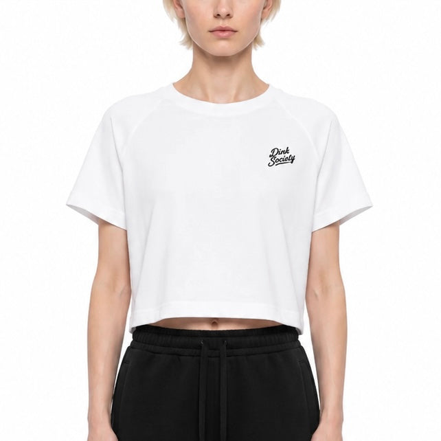 Crop t-shirt 100% Cotton Femme - Dink Society