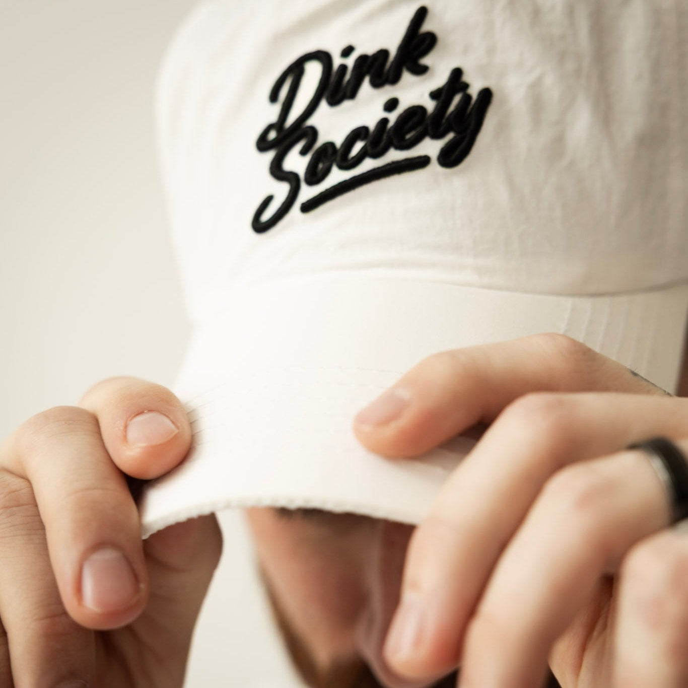 Casquette en nylon Dink Society - Blanc
